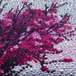 Paarse liefdeshKunstboom - speciaal diamond painting