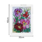 Vlinder in bloementuin - speciaal diamond painting
