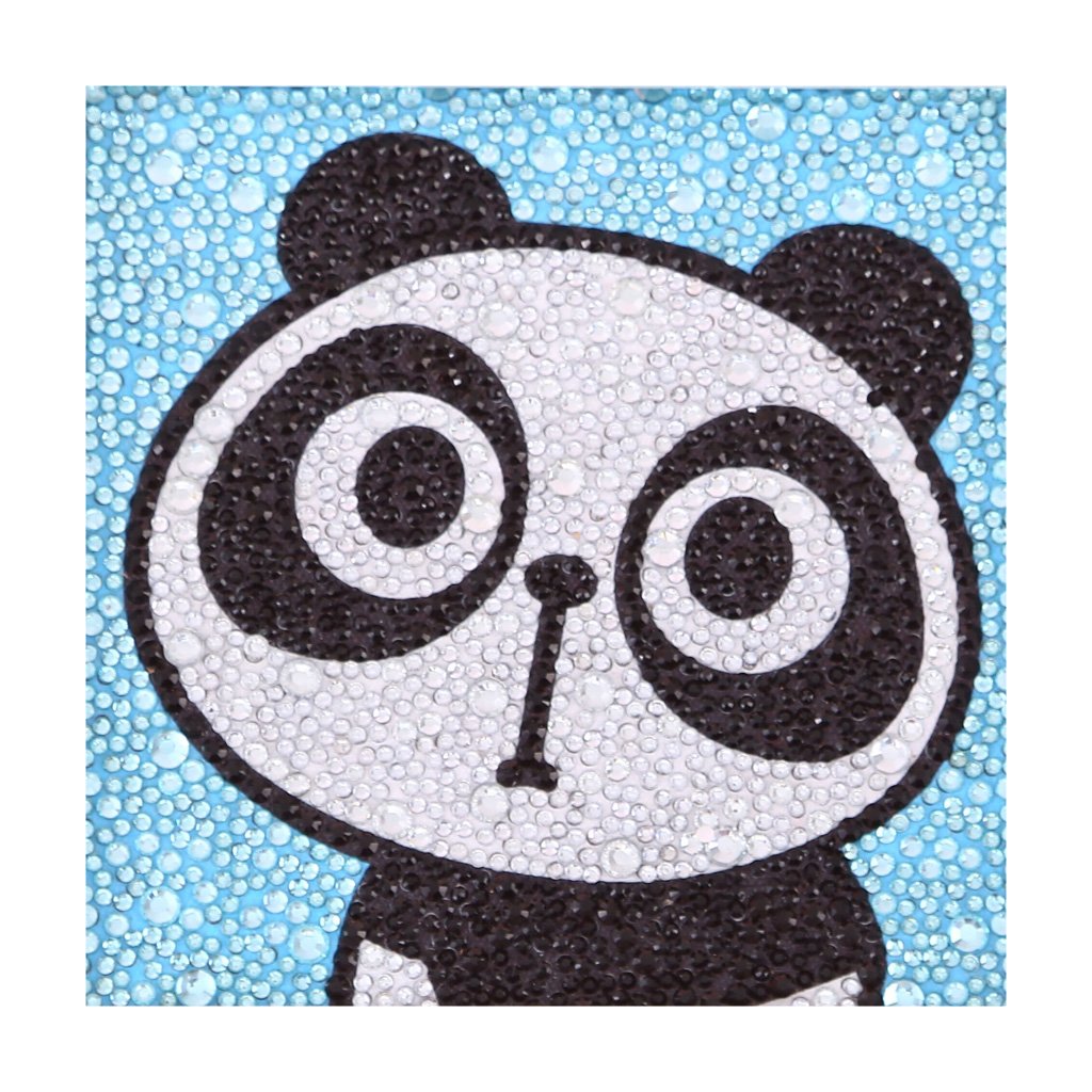 Schattige Panda is verrast - speciaal diamond painting
