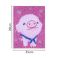 Roze Varken - speciaal diamond painting
