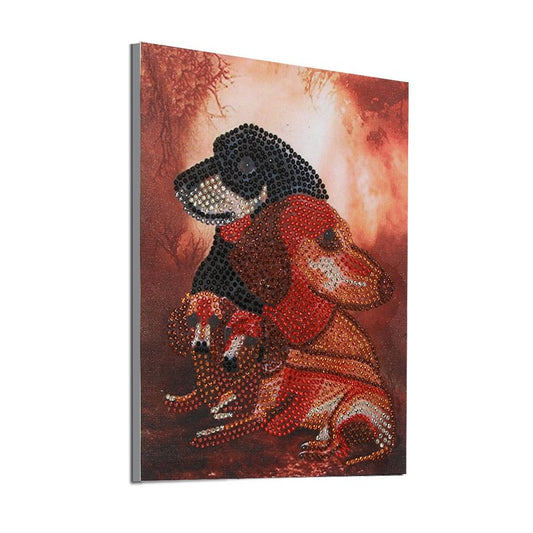 Paar honden - speciaal diamond painting