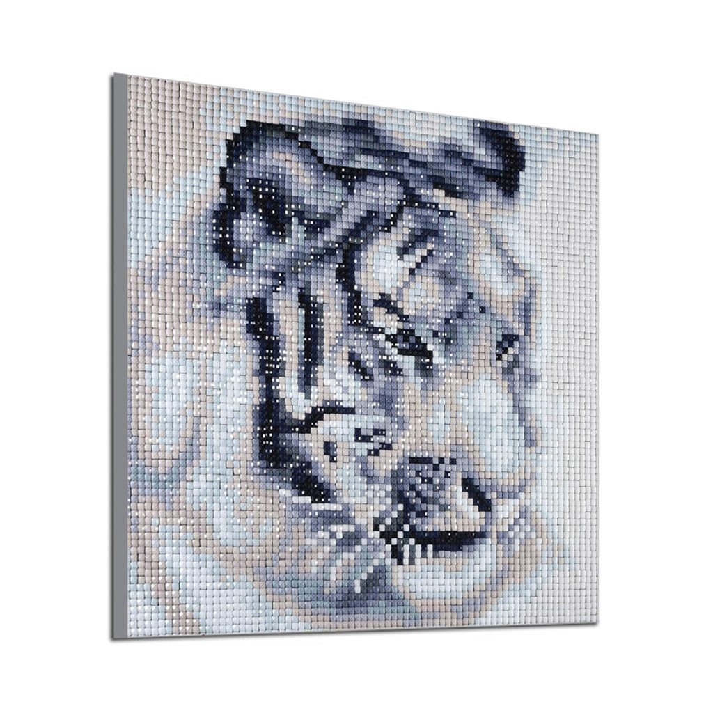 witte tijger - speciaal diamond painting