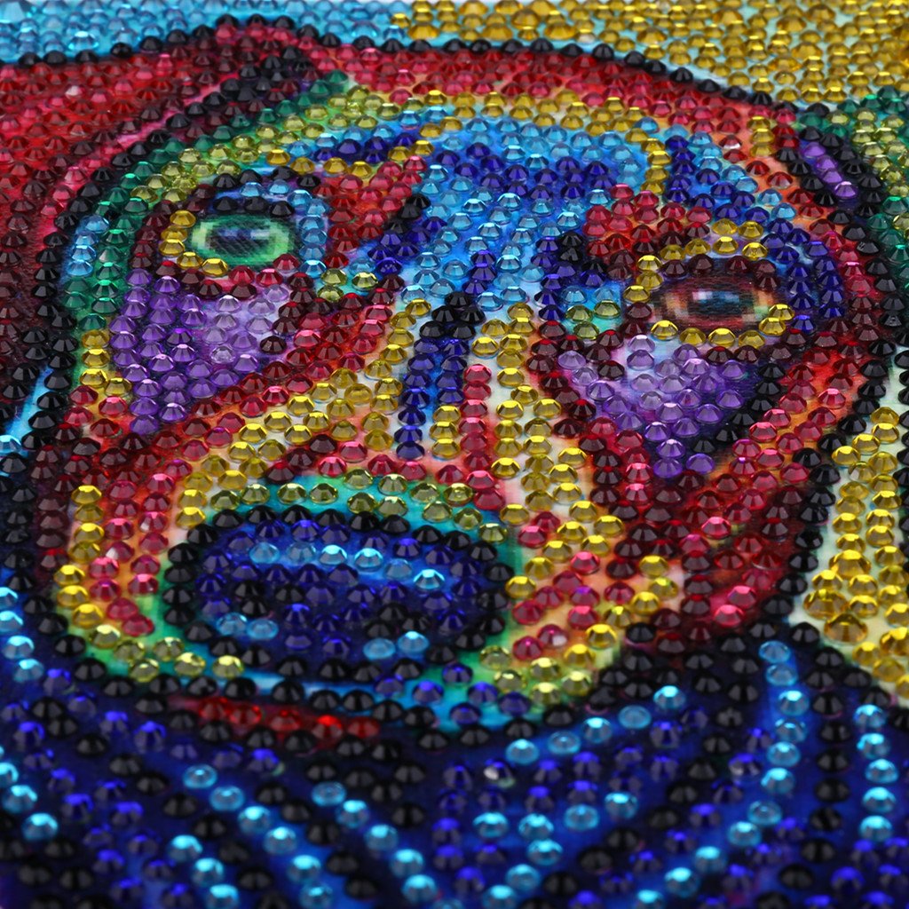 Kleurrijke hond - speciaal diamond painting
