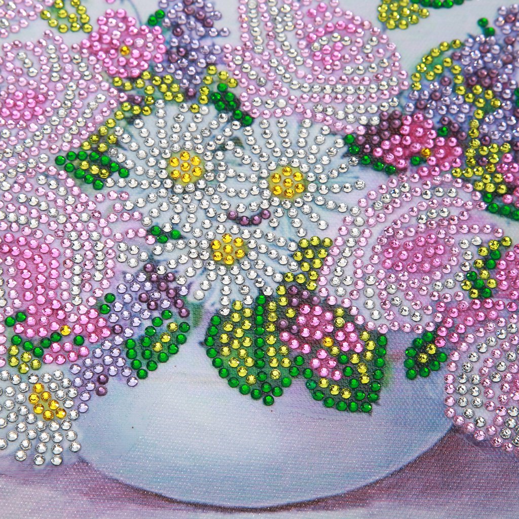 Vaas met bloemen - speciaal diamond painting