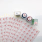Stickers voor het labelen van diamanten containers